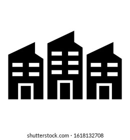 building icon isolated sign symbol vector illustration - high quality black style vector icons
