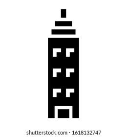 building icon isolated sign symbol vector illustration - high quality black style vector icons
