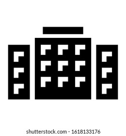 building icon isolated sign symbol vector illustration - high quality black style vector icons
