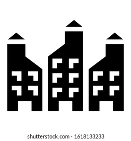 building icon isolated sign symbol vector illustration - high quality black style vector icons
