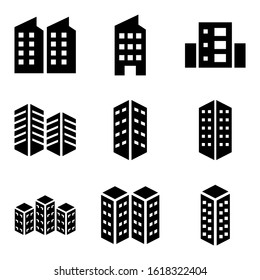 building icon isolated sign symbol vector illustration - Collection of high quality black style vector icons
