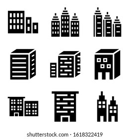 building icon isolated sign symbol vector illustration - Collection of high quality black style vector icons
