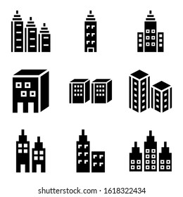 building icon isolated sign symbol vector illustration - Collection of high quality black style vector icons
