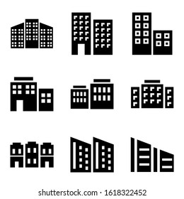 building icon isolated sign symbol vector illustration - Collection of high quality black style vector icons
