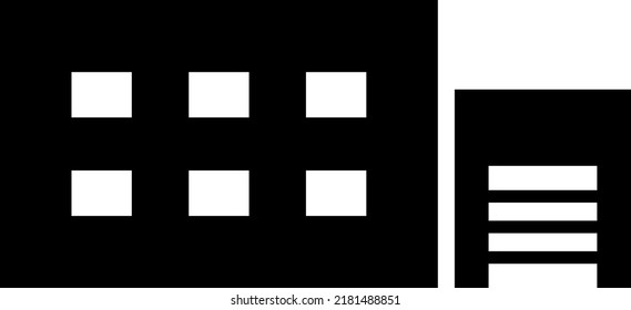 Building icon isolated vector illustration.