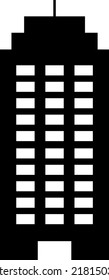 Building icon isolated vector illustration.