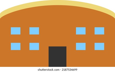 Building icon isolated vector illustration.