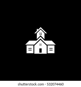 building icon, isolated, white background