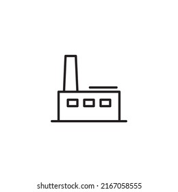 building icon. Landmark icon. Architecture concept. Church, hotel, museum, bank, home, house, factory sign icon vector illustration logo template 