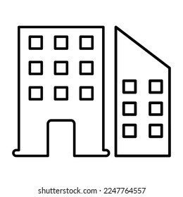 Building Icon in Line Style