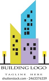 building icon, building logo, architectural logo, architectural design, black and white building icon, unique building logo, apartment logo, art and illustration, urbanization, development