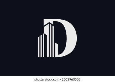 Building icon logo design inspiration with creative idea