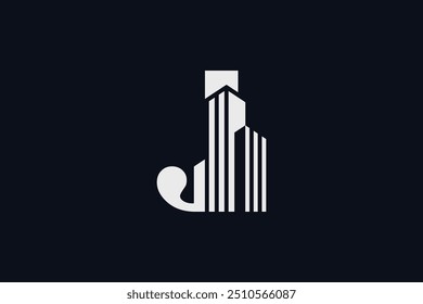 Building icon logo design inspiration with creative idea