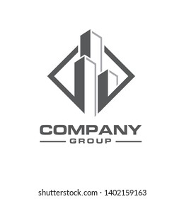 building icon logo design template