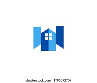 Plantilla de diseño de logotipo de iconos de construcción