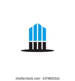building icon logo design vector template
