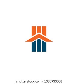 Building icon logo design vector template