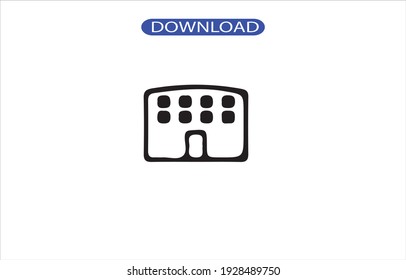 Icono de construcción o logotipo, vector de alta resolución