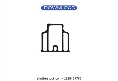 Icono de construcción o logotipo, vector de alta resolución