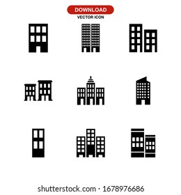 building icon or logo isolated sign symbol vector illustration - Collection of high quality black style vector icons
