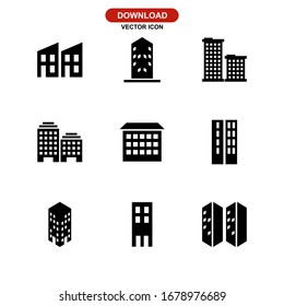 building icon or logo isolated sign symbol vector illustration - Collection of high quality black style vector icons
