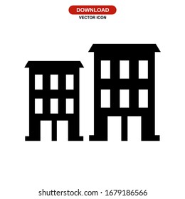building icon or logo isolated sign symbol vector illustration - high quality black style vector icons
