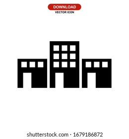 building icon or logo isolated sign symbol vector illustration - high quality black style vector icons

