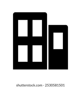 building icon, modern vector isolated on white background.
