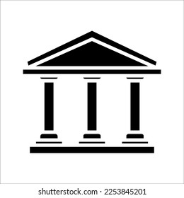 building icon on white background