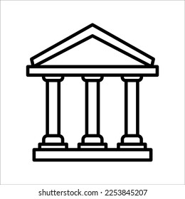 building icon on white background