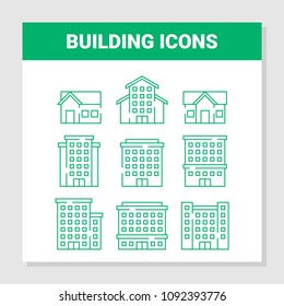 Building Icon Set