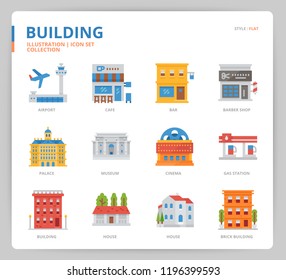 Building icon set