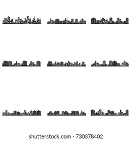building icon set