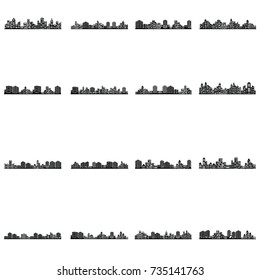 building icon set