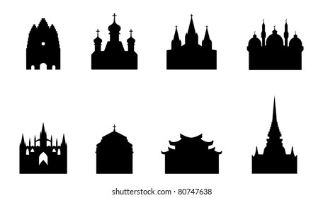 Building icon set