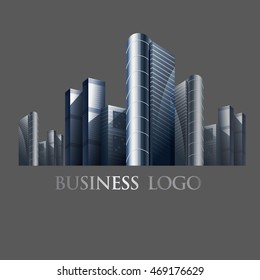 Building icon set. Abstract architecture