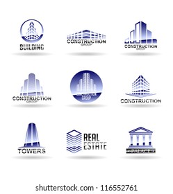 Building icon set. Construction and real estate. Vol 4.