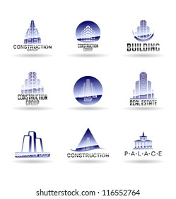 Building icon set. Construction and real estate. Vol 5.