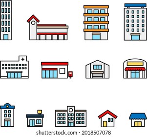 Icon-Set erstellen.Es ist Rahmenvektor.