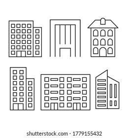 símbolo de vector conjunto de iconos de construcción