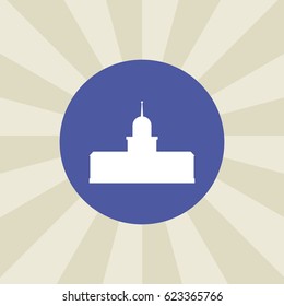 building icon. sign design. background