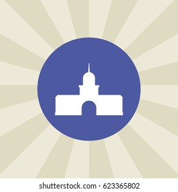 building icon. sign design. background