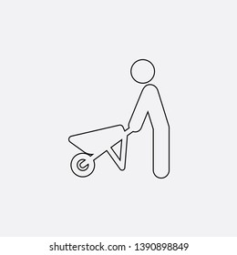 building icon sign signifier vector