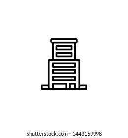 building icon sign signifier vector