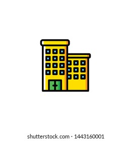 building icon sign signifier vector