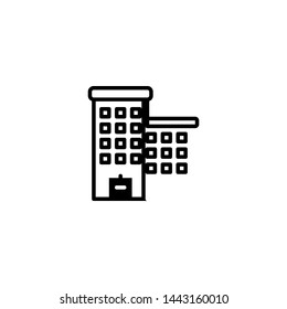 building icon sign signifier vector