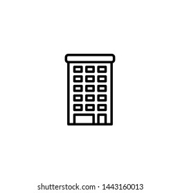 building icon sign signifier vector