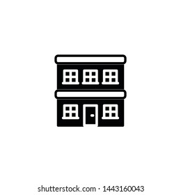 building   icon sign signifier vector