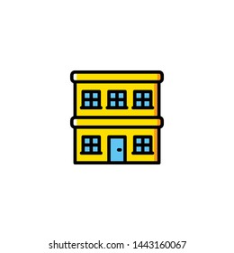 building icon sign signifier vector