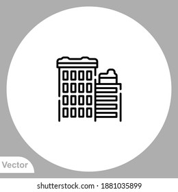 Building icon sign vector,Symbol, logo illustration for web and mobile